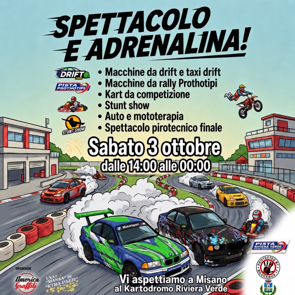 Misano driving show