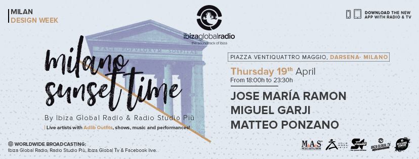 Giovedi 19 a Milano grande festa di S+ con Ibiza Global Radio