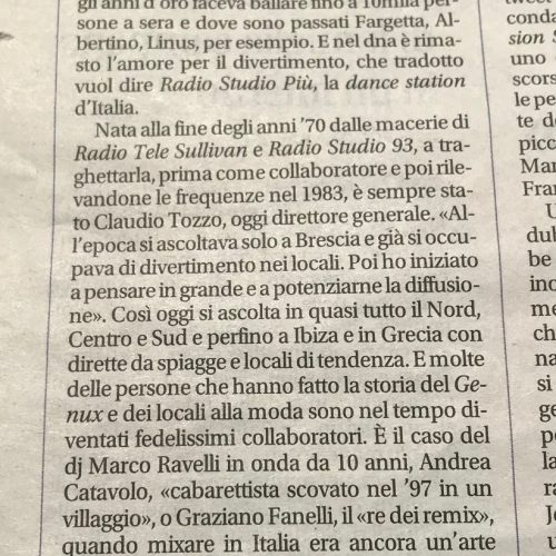 Domenica 13 maggio 2018 su Libero